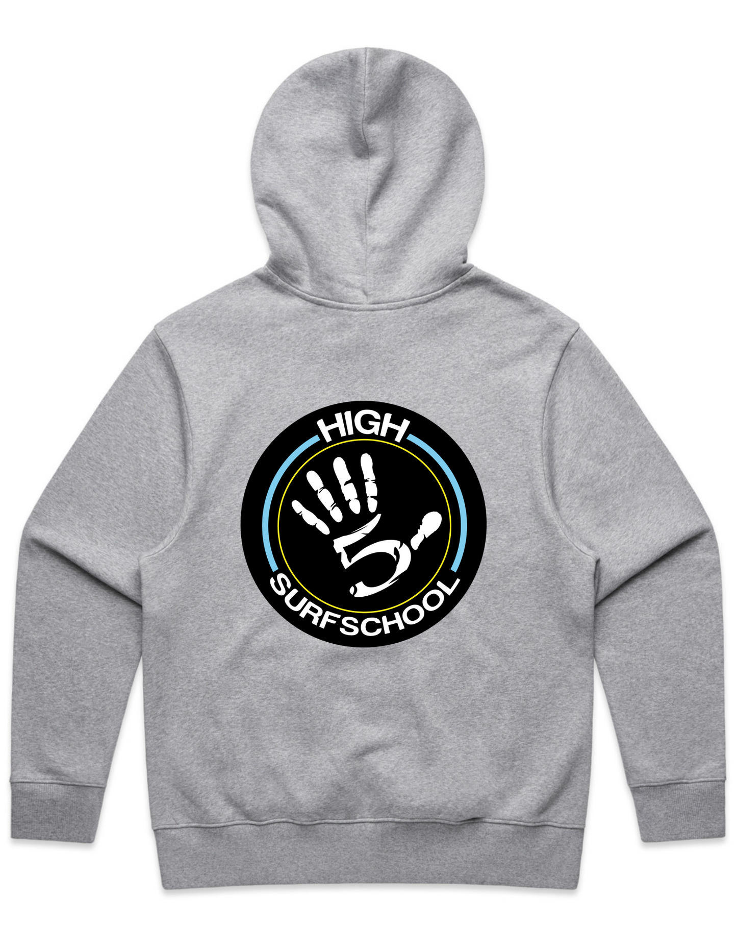 1 PRE-ORDER High5 Heavy Hoodie – Zwaar, warm en relaxed - heather grey