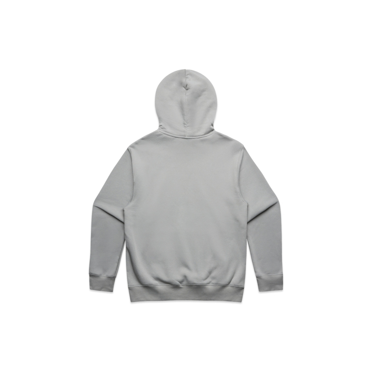 Hoodie front logo light grey