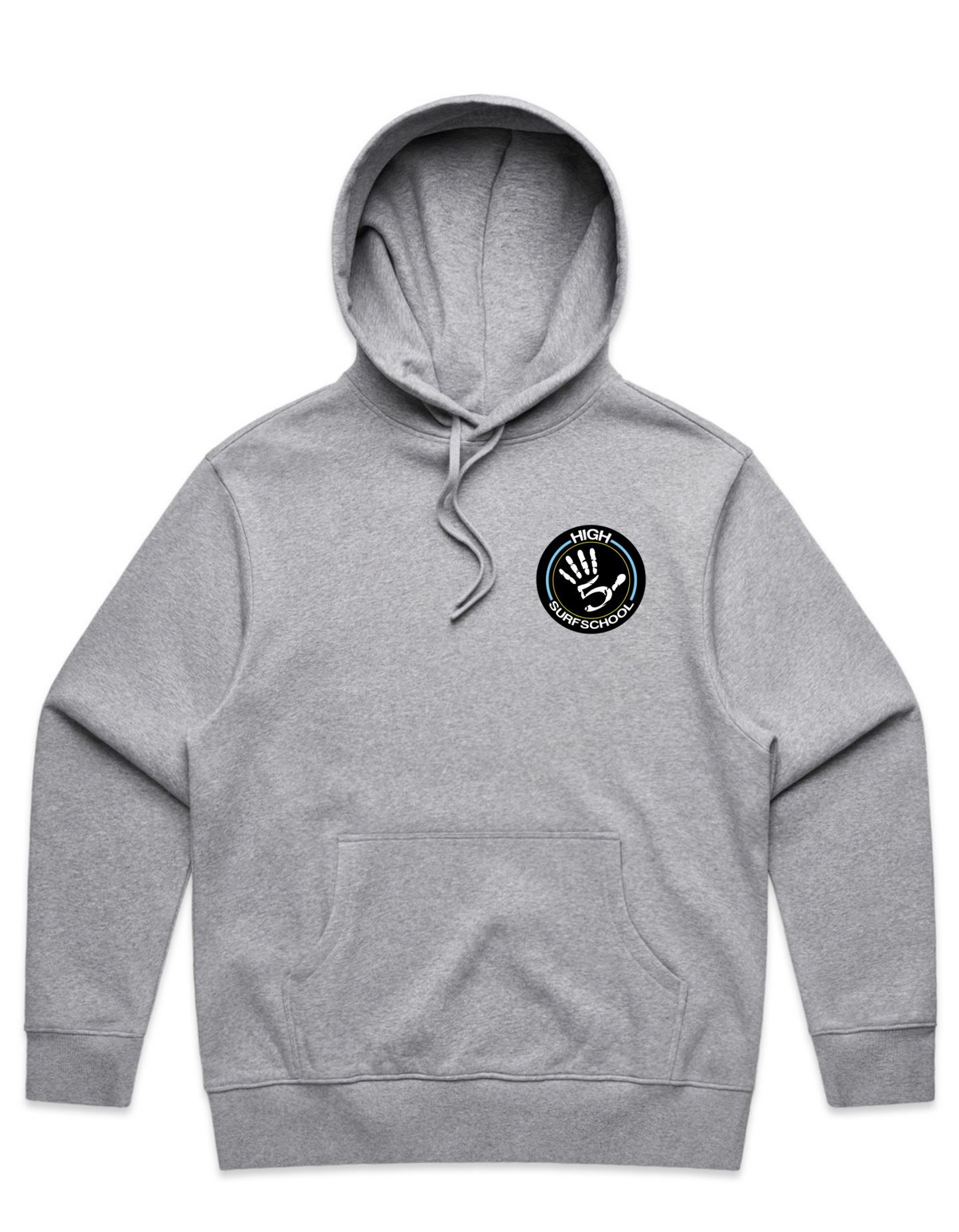 1 PRE-ORDER High5 Heavy Hoodie – Zwaar, warm en relaxed - heather grey