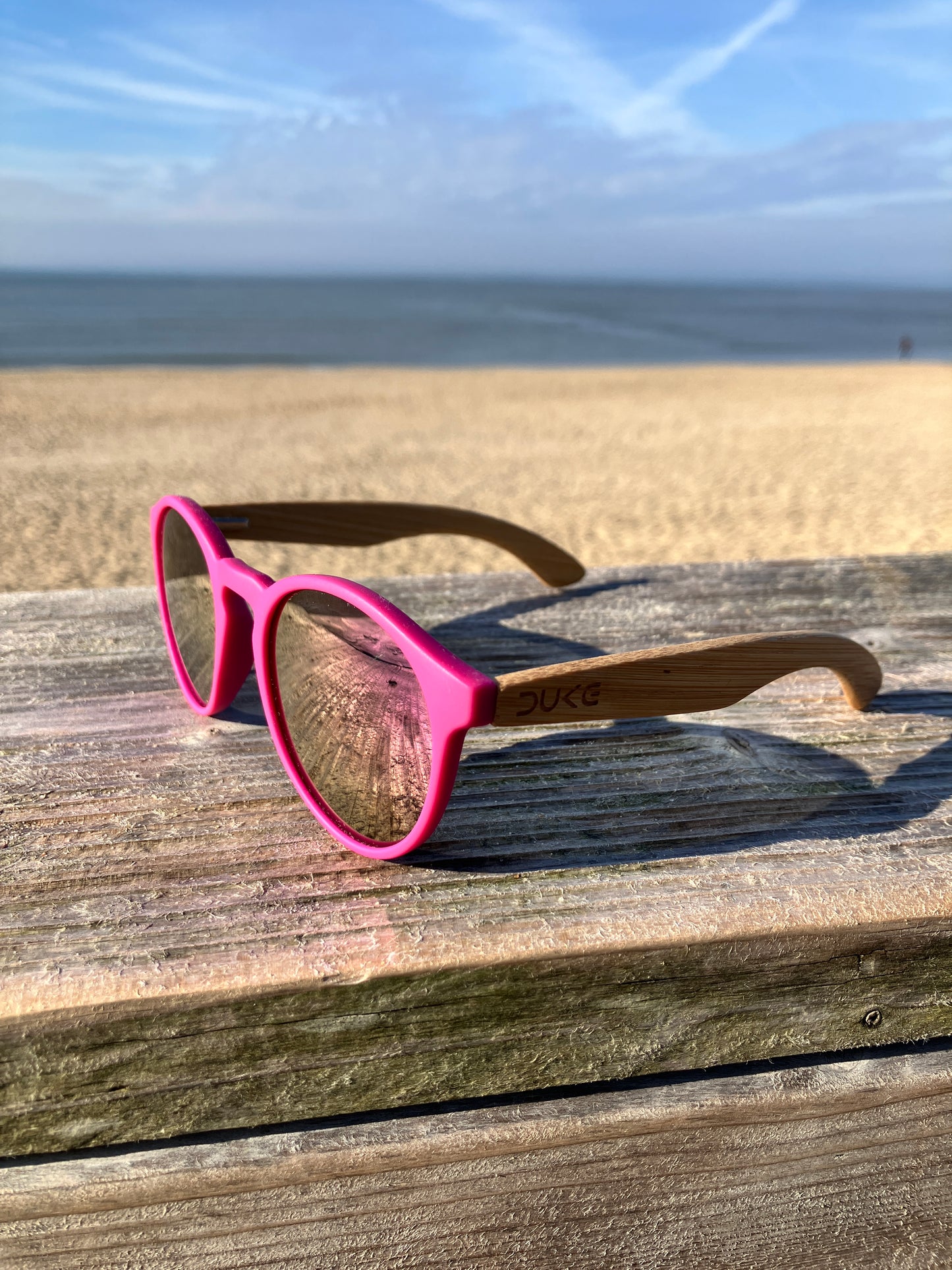 DUKE SUNGLASSES KIDS BOMBOO / PINK