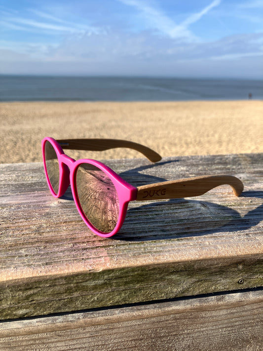 DUKE SUNGLASSES KIDS BOMBOO / PINK