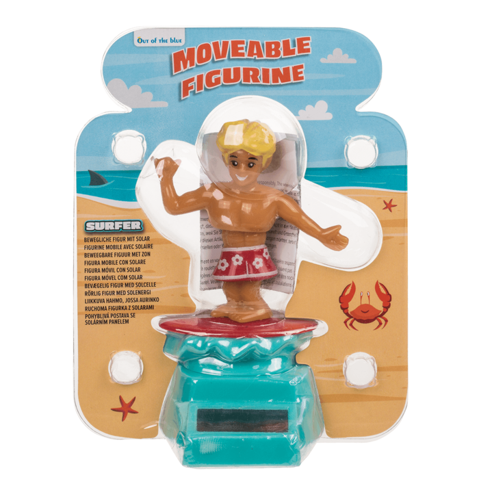 Moveable figurine, Surfer,