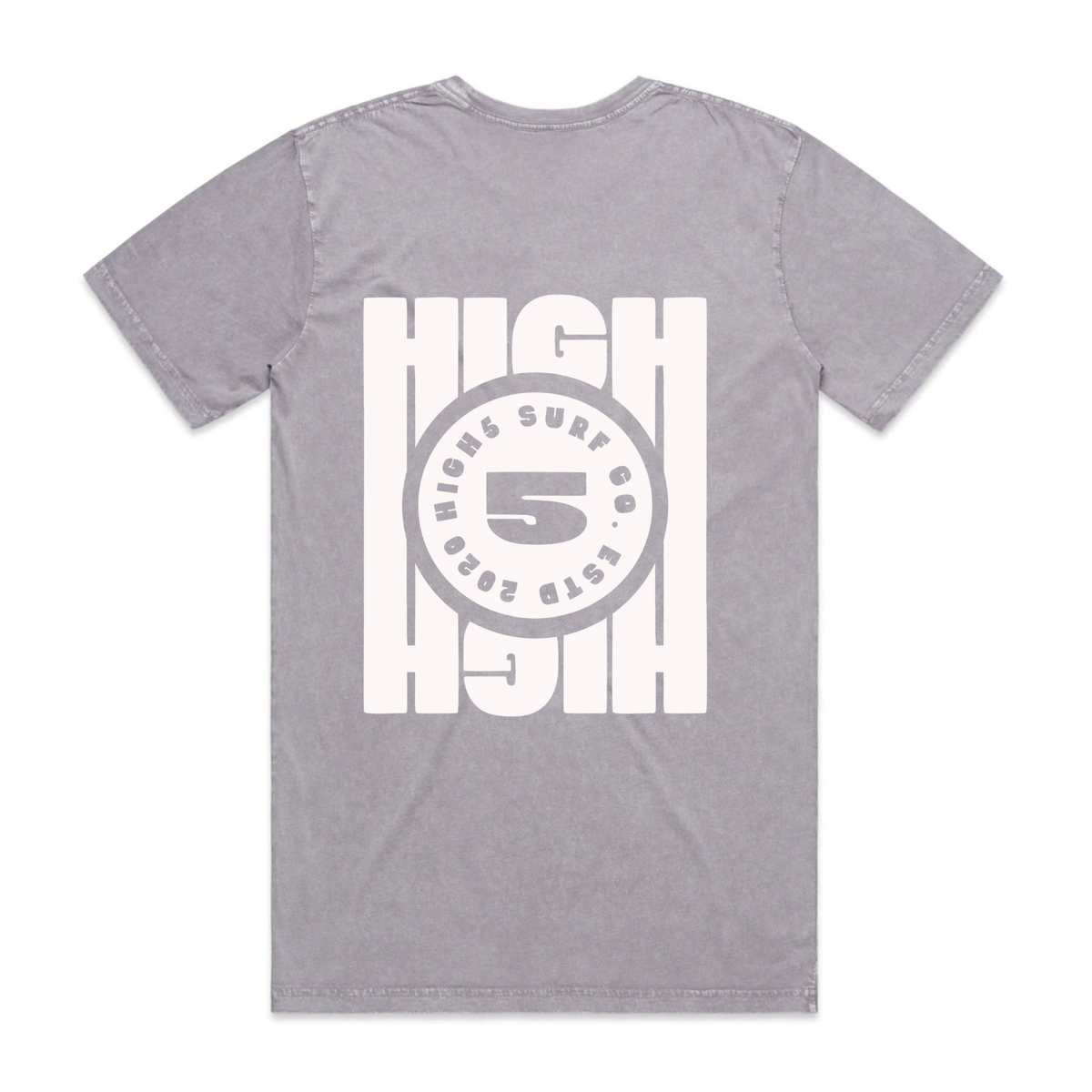 High 5 Stonewashed T-shirt – Purpleish