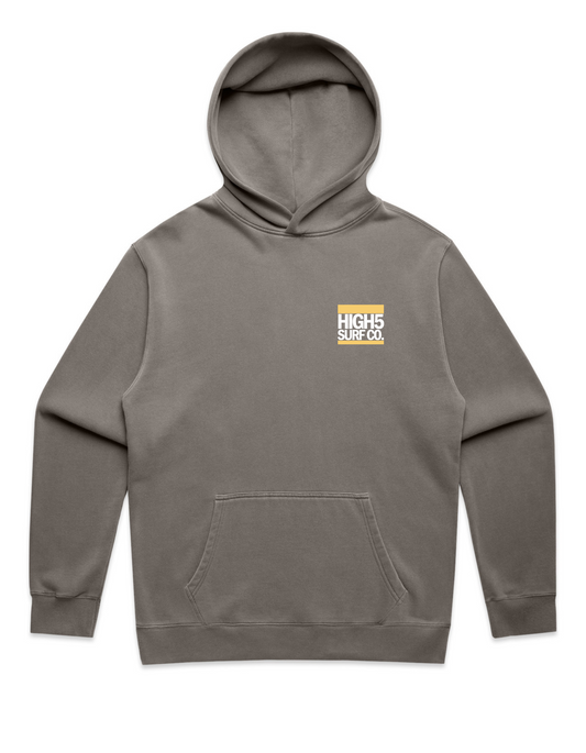 1 PRE-ORDER High5 Surf Hoodie – Relaxed faded grey