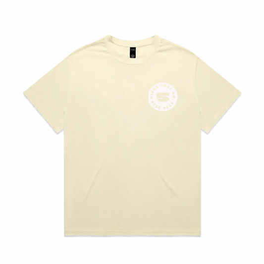 High 5 Cream T-shirt – Grote Rugprint