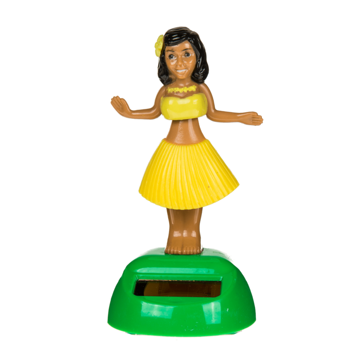 Moveable figurine, Hula Girl I,