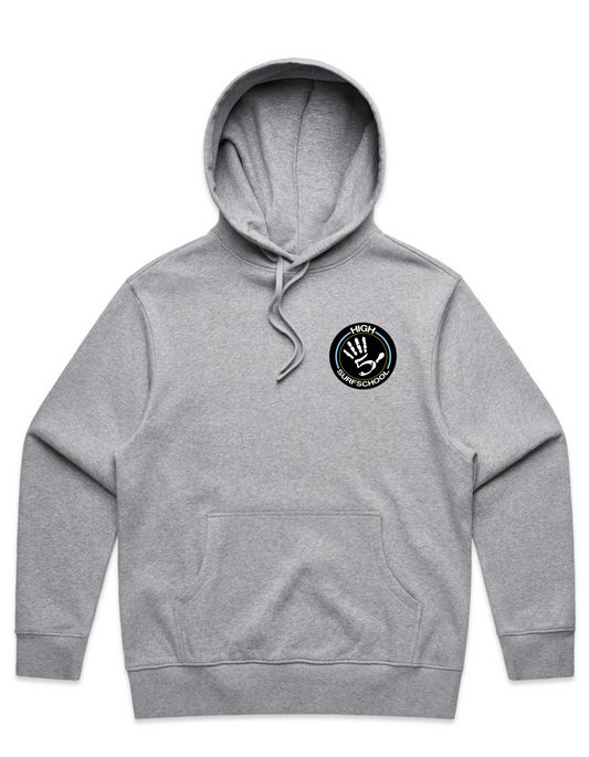 1 PRE-ORDER High5 Heavy Hoodie – Zwaar, warm en relaxed - heather grey