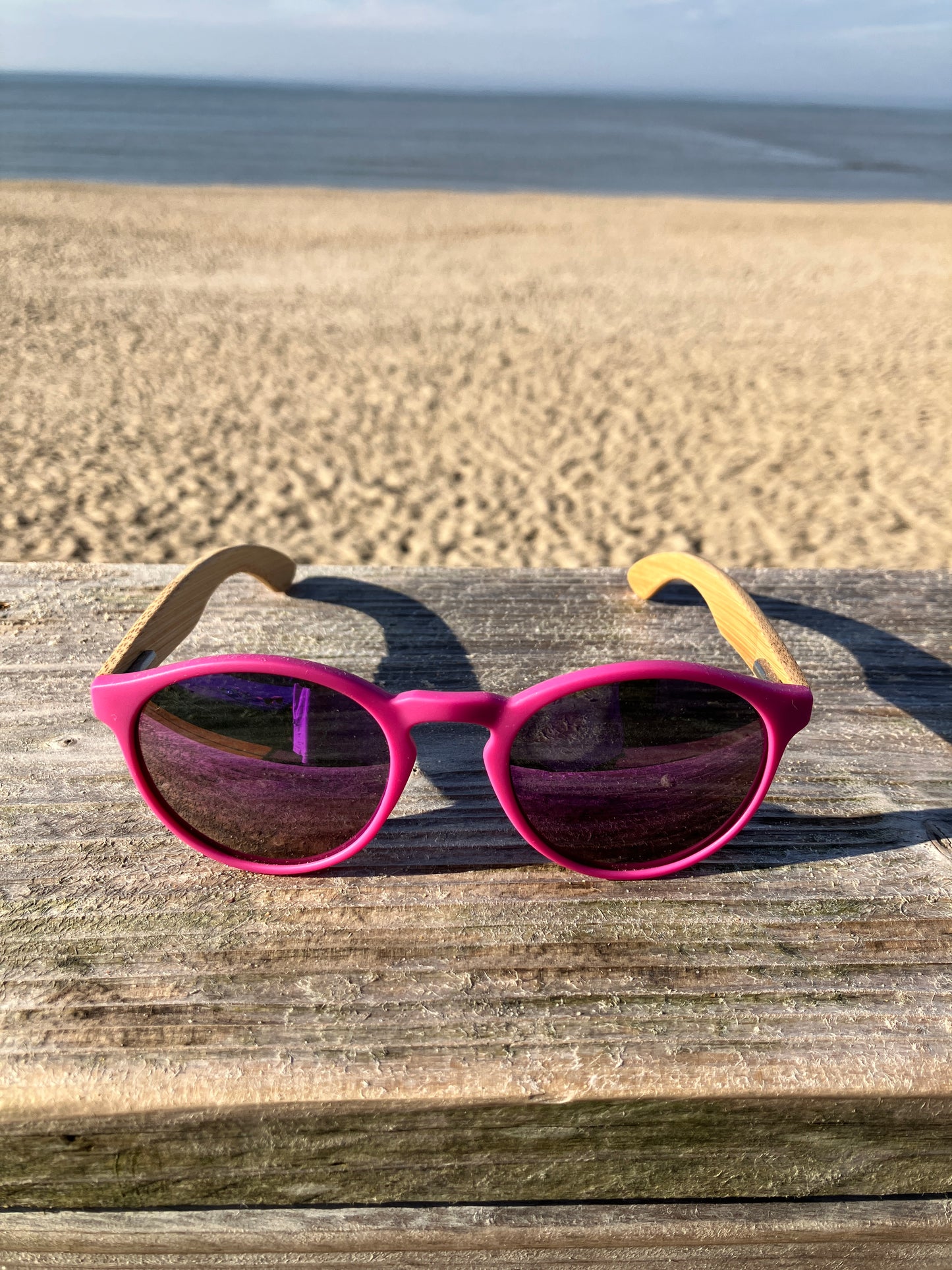 DUKE SUNGLASSES KIDS BOMBOO / PINK