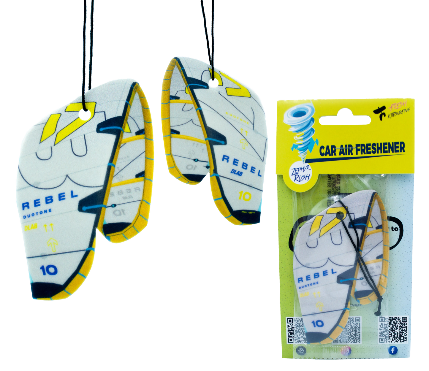 Kite Duotone Rebel DLAB 2025 Zephyr Rush Car Air Freshener