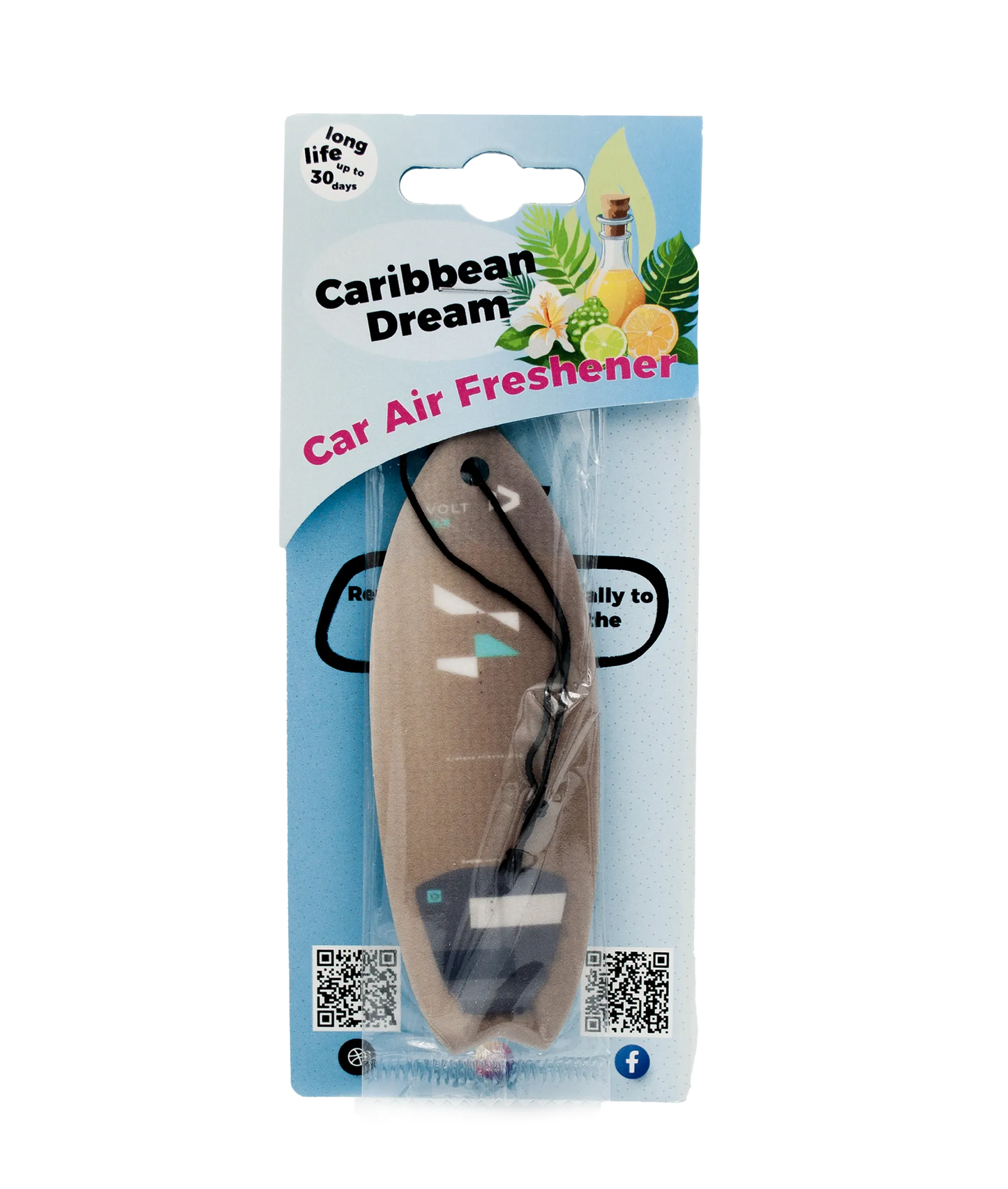 Air Freshener Board Duotone Volt SLS Caribbean Dream