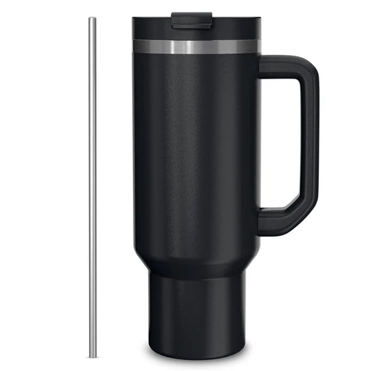 Kumpani Thermo Mug with straw  and Handel
