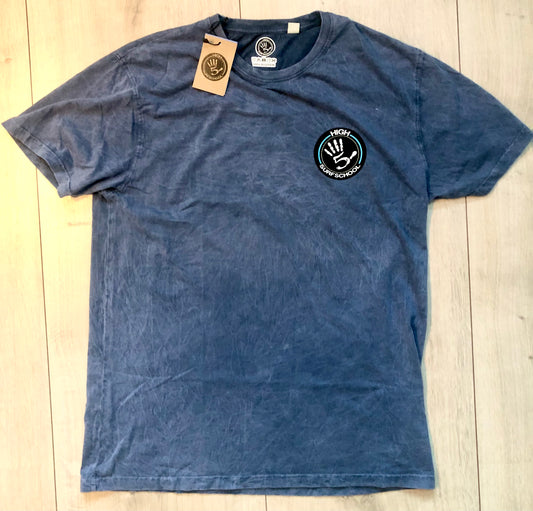 High5 stone washed blue T-shirt LIMITED STOCK!