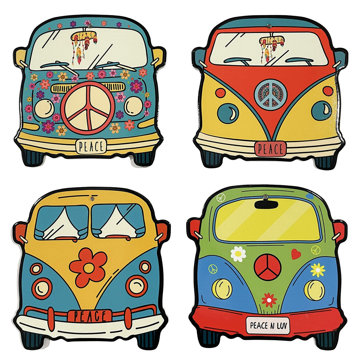 Ceramic Surfbus / Hippybus bordje