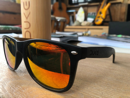 DUKE SONNENBRILLE BLACKWOOD SCHWARZER RAHMEN